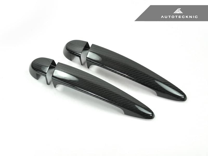 AutoTecknic Dry Carbon Fiber Door Handle Trims - BMW F20/ F21 1-Series Secondary image