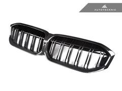 Kies-Motorsports AutoTecknic USA AutoTecknic Dry Carbon Fiber Dual-Slat Front Grille - G20 3-Series LCI G20 3-Series LCI 2023-Up