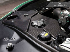 Kies-Motorsports AutoTecknic USA AutoTecknic Dry Carbon Fiber Engine Bay Trim - A90 Supra