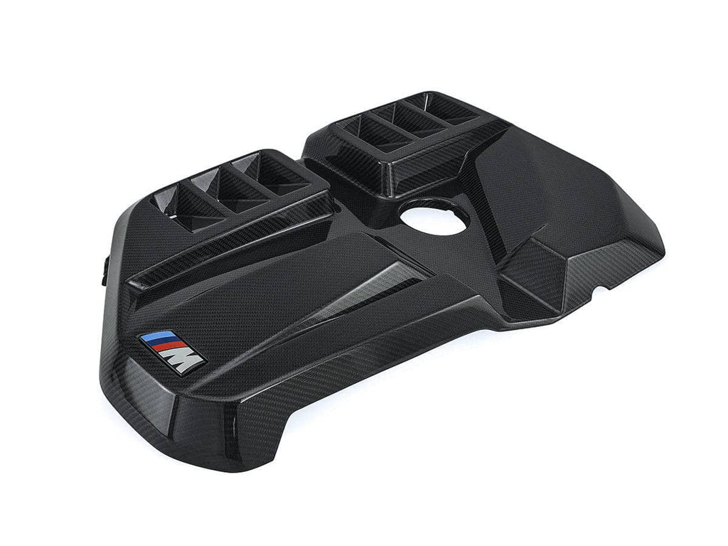 Kies-Motorsports AutoTecknic USA AutoTecknic Dry Carbon Fiber Engine Cover - BMW G80 M3 | G82/ G83 M4 Gloss Finish