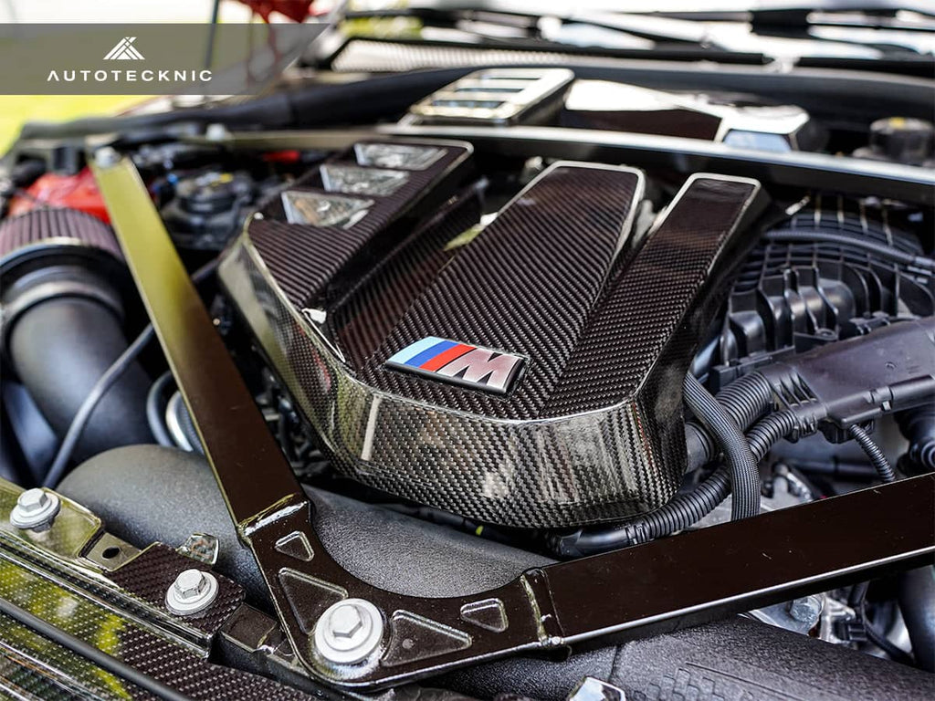 Kies-Motorsports AutoTecknic USA AutoTecknic Dry Carbon Fiber Engine Cover - G80 M3 | G82/ G83 M4