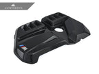 Kies-Motorsports AutoTecknic USA AutoTecknic Dry Carbon Fiber Engine Cover - G80 M3 | G82/ G83 M4 Gloss Finish