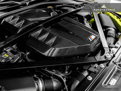 Kies-Motorsports AutoTecknic USA AutoTecknic Dry Carbon Fiber Engine Cover - G87 M2
