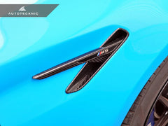 Kies-Motorsports AutoTecknic USA AutoTecknic Dry Carbon Fiber Fender Pocket Set - F90 M5 | M5 Competition