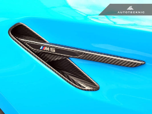 Kies-Motorsports AutoTecknic USA AutoTecknic Dry Carbon Fiber Fender Pocket Set - F90 M5 | M5 Competition
