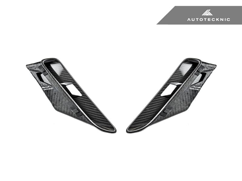 Kies-Motorsports AutoTecknic USA AutoTecknic Dry Carbon Fiber Fender Pocket Set - F90 M5 | M5 Competition