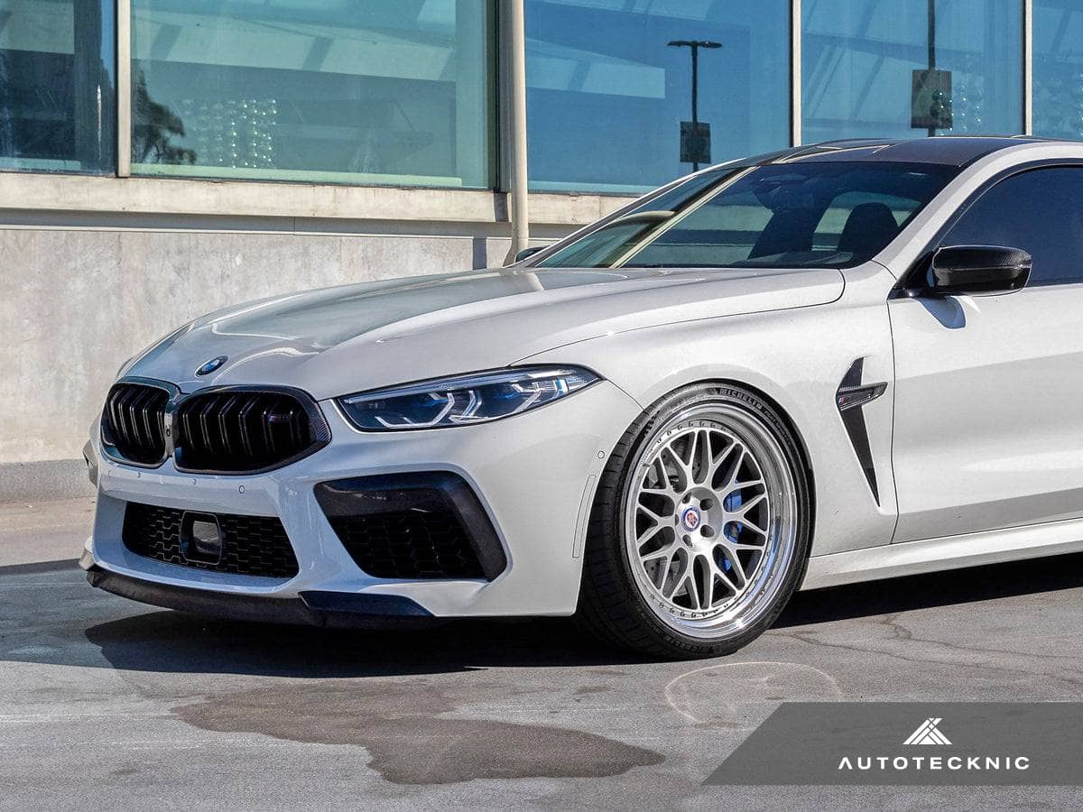 Kies-Motorsports AutoTecknic USA AutoTecknic Dry Carbon Fiber Fender Trim - F9X M8