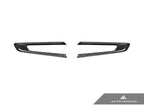 Kies-Motorsports AutoTecknic USA AutoTecknic Dry Carbon Fiber Fender Trim - F9X M8