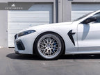 Kies-Motorsports AutoTecknic USA AutoTecknic Dry Carbon Fiber Fender Trim - F9X M8