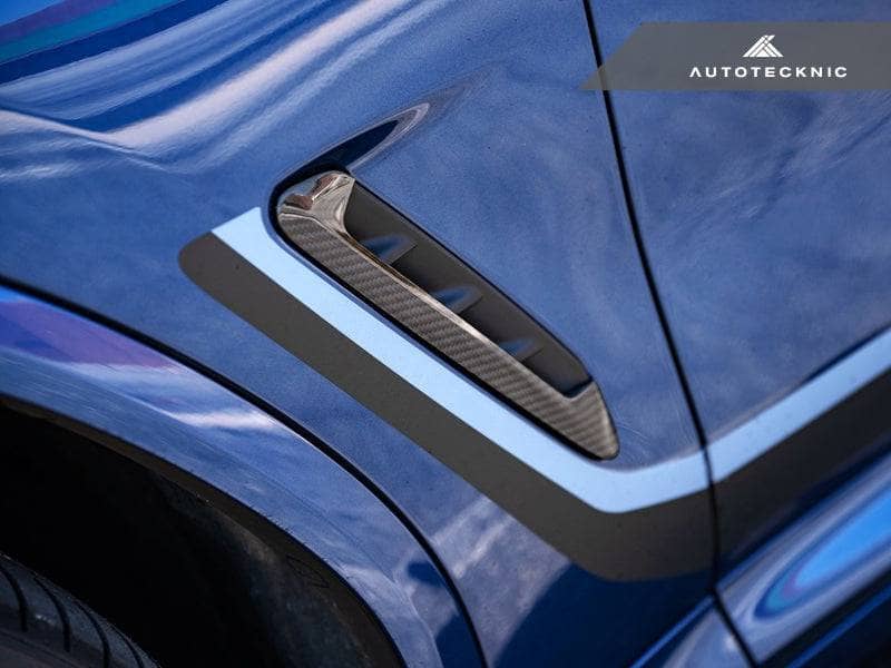 Kies-Motorsports AutoTecknic USA AutoTecknic Dry Carbon Fiber Fender Trim - G01 X3 | G02 X4