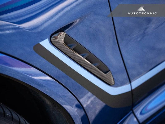 Kies-Motorsports AutoTecknic USA AutoTecknic Dry Carbon Fiber Fender Trim - G01 X3 | G02 X4