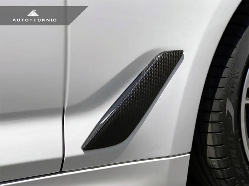 Kies-Motorsports AutoTecknic USA AutoTecknic Dry Carbon Fiber Fender Trim - G30 5-Series