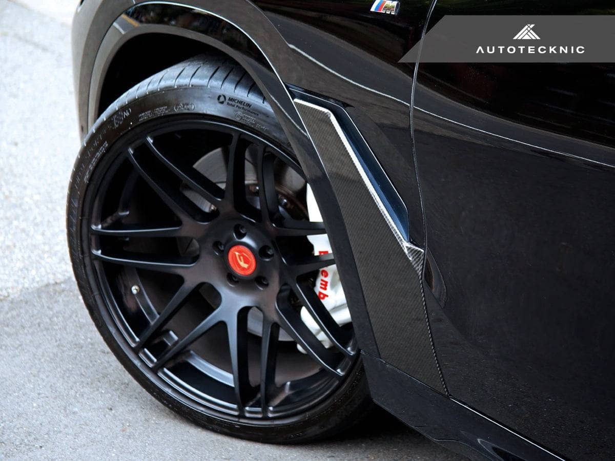 Kies-Motorsports AutoTecknic USA AutoTecknic Dry Carbon Fiber Fender Trim Set - BMW G06 X6 G06 X6