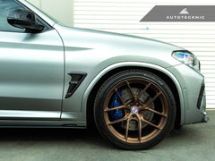 Kies-Motorsports AutoTecknic USA AutoTecknic Dry Carbon Fiber Fender Trim Set - F97 X3M | F98 X4M | G01 X3 | G02 X4