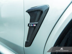 Kies-Motorsports AutoTecknic USA AutoTecknic Dry Carbon Fiber Fender Trim Set - F97 X3M | F98 X4M | G01 X3 | G02 X4