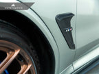 Kies-Motorsports AutoTecknic USA AutoTecknic Dry Carbon Fiber Fender Trim Set - F97 X3M | F98 X4M | G01 X3 | G02 X4