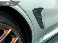 Kies-Motorsports AutoTecknic USA AutoTecknic Dry Carbon Fiber Fender Trim Set - F97 X3M | F98 X4M | G01 X3 | G02 X4