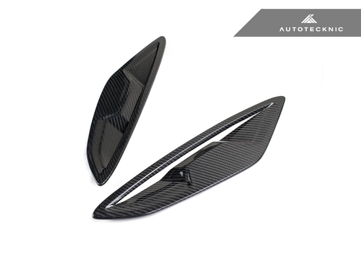 Kies-Motorsports AutoTecknic USA AutoTecknic Dry Carbon Fiber Fender Trim Set - G14/ G15/ G16 8-Series Main image