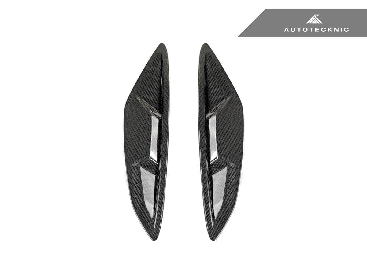 Kies-Motorsports AutoTecknic USA AutoTecknic Dry Carbon Fiber Fender Trim Set - G14/ G15/ G16 8-Series