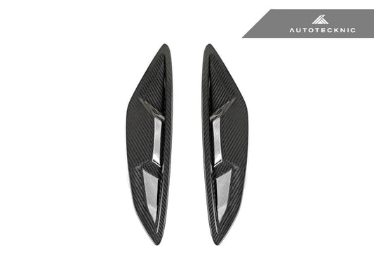 Kies-Motorsports AutoTecknic USA AutoTecknic Dry Carbon Fiber Fender Trim Set - G14/ G15/ G16 8-Series