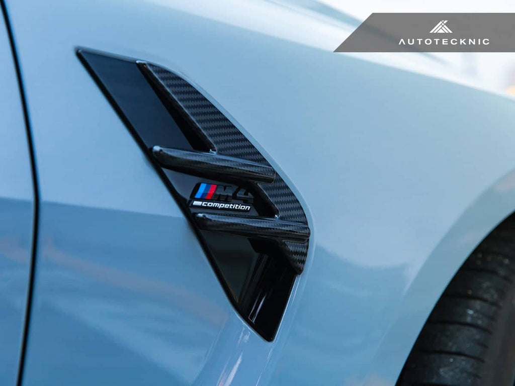 Kies-Motorsports AutoTecknic USA AutoTecknic Dry Carbon Fiber Fender Trim Set - G80 M3 | G82/ G83 M4