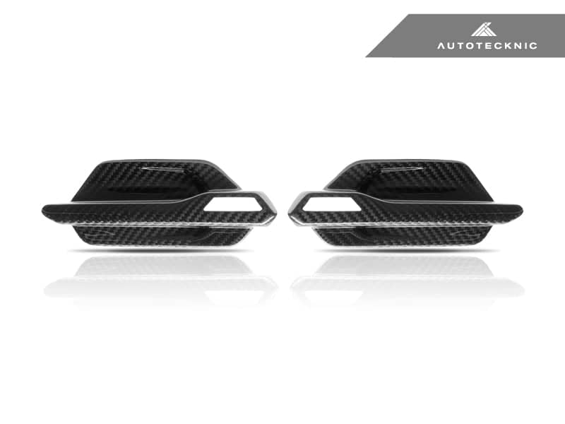 Kies-Motorsports AutoTecknic USA AutoTecknic Dry Carbon Fiber Fender Trims - F87 M2