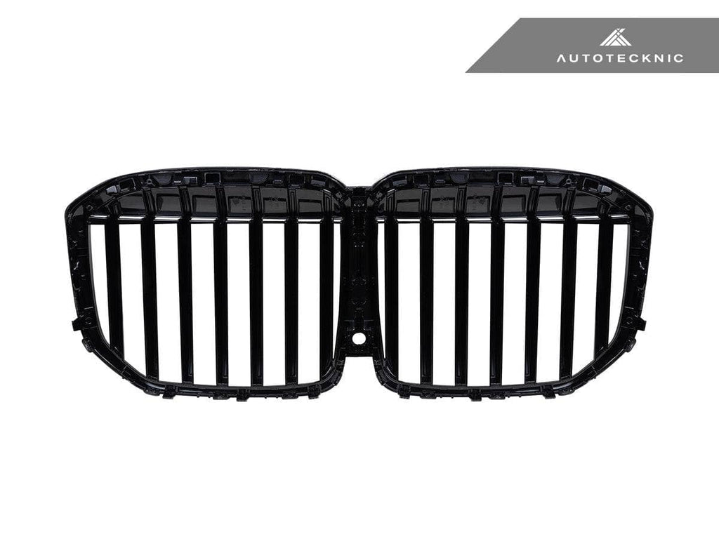 Kies-Motorsports AutoTecknic USA AutoTecknic Dry Carbon Fiber Front Grille - G07 X7 LCI G07 X7 LCI 2023-Up / Gloss Carbon Surrounds + Gloss Black Center Slats
