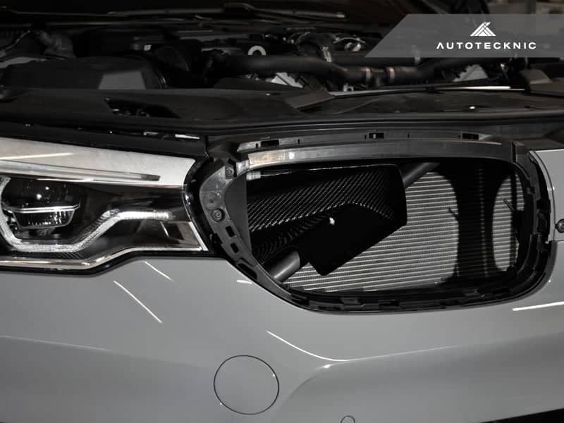 Kies-Motorsports AutoTecknic USA AutoTecknic Dry Carbon Fiber Intake Air Scoop Set - F91/ F92/ F93 M8