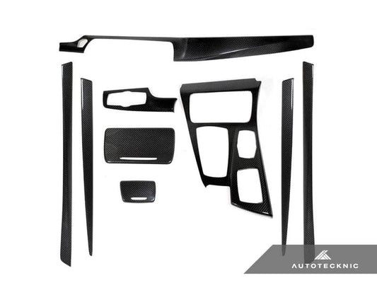 Kies-Motorsports AutoTecknic USA AutoTecknic Dry Carbon Fiber Interior Trim - F10 5-Series