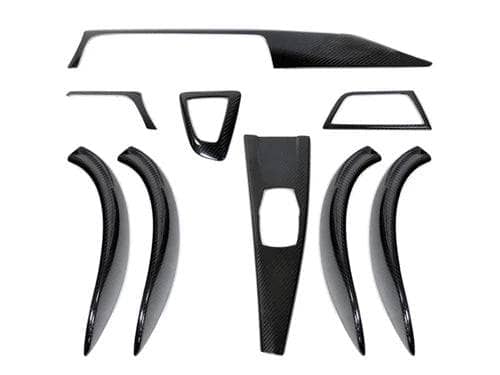 Kies-Motorsports AutoTecknic USA AutoTecknic Dry Carbon Fiber Interior Trim - F30 3-Series Sedan | F34 3-Series GT | F36 4-Series GC