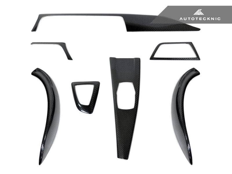 Kies-Motorsports AutoTecknic USA AutoTecknic Dry Carbon Fiber Interior Trim - F32 4-Series Coupe F32 4-Series Coupe / Left Hand Drive (LHD) / Twill Weave (2X2)