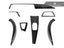 Kies-Motorsports AutoTecknic USA AutoTecknic Dry Carbon Fiber Interior Trim - F32 4-Series Coupe F32 4-Series Coupe / Left Hand Drive (LHD) / Twill Weave (2X2)
