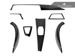 Kies-Motorsports AutoTecknic USA AutoTecknic Dry Carbon Fiber Interior Trim - F32 4-Series Coupe F32 4-Series Coupe / Left Hand Drive (LHD) / Twill Weave (2X2)