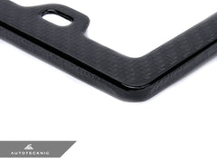 Kies-Motorsports AutoTecknic USA AutoTecknic Dry Carbon Fiber License Plate Frame