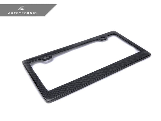 Kies-Motorsports AutoTecknic USA AutoTecknic Dry Carbon Fiber License Plate Frame