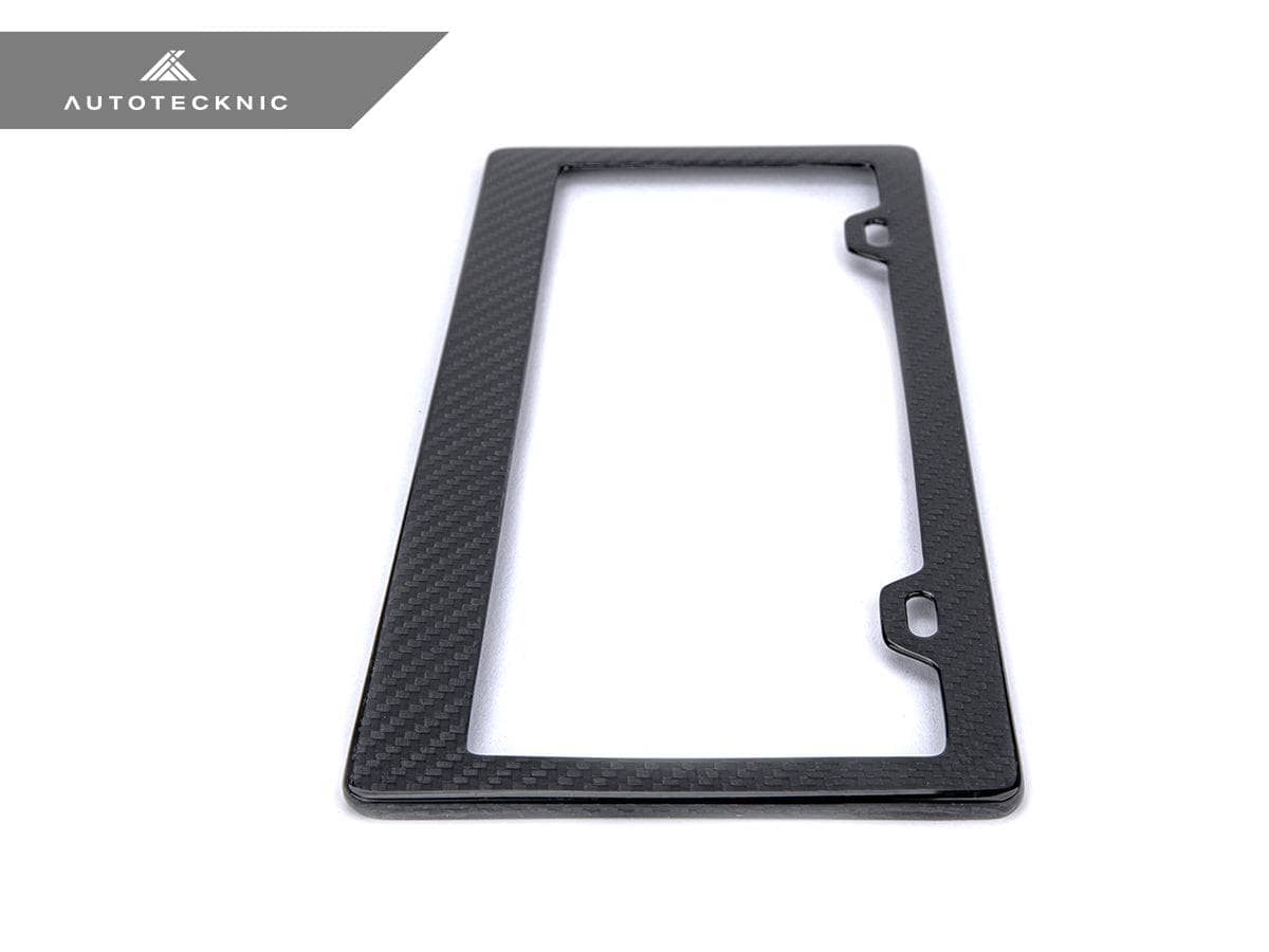 Kies-Motorsports AutoTecknic USA AutoTecknic Dry Carbon Fiber License Plate Frame