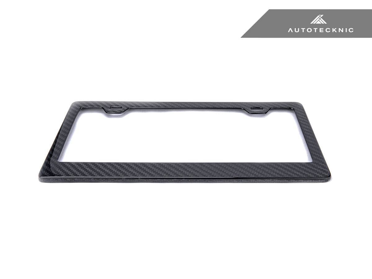 Kies-Motorsports AutoTecknic USA AutoTecknic Dry Carbon Fiber License Plate Frame