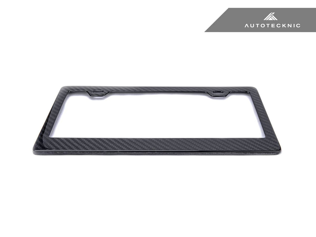 Kies-Motorsports AutoTecknic USA AutoTecknic Dry Carbon Fiber License Plate Frame