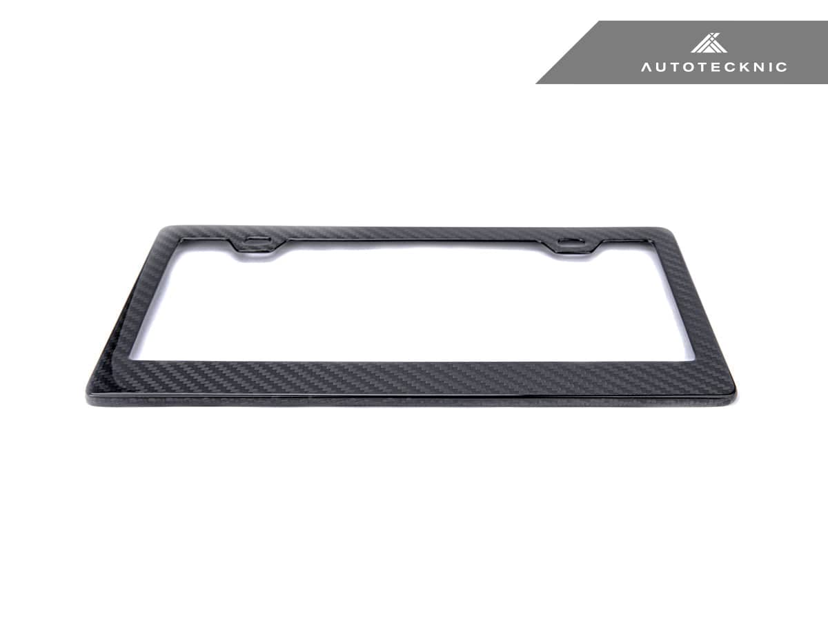 Kies-Motorsports AutoTecknic USA AutoTecknic Dry Carbon Fiber License Plate Frame