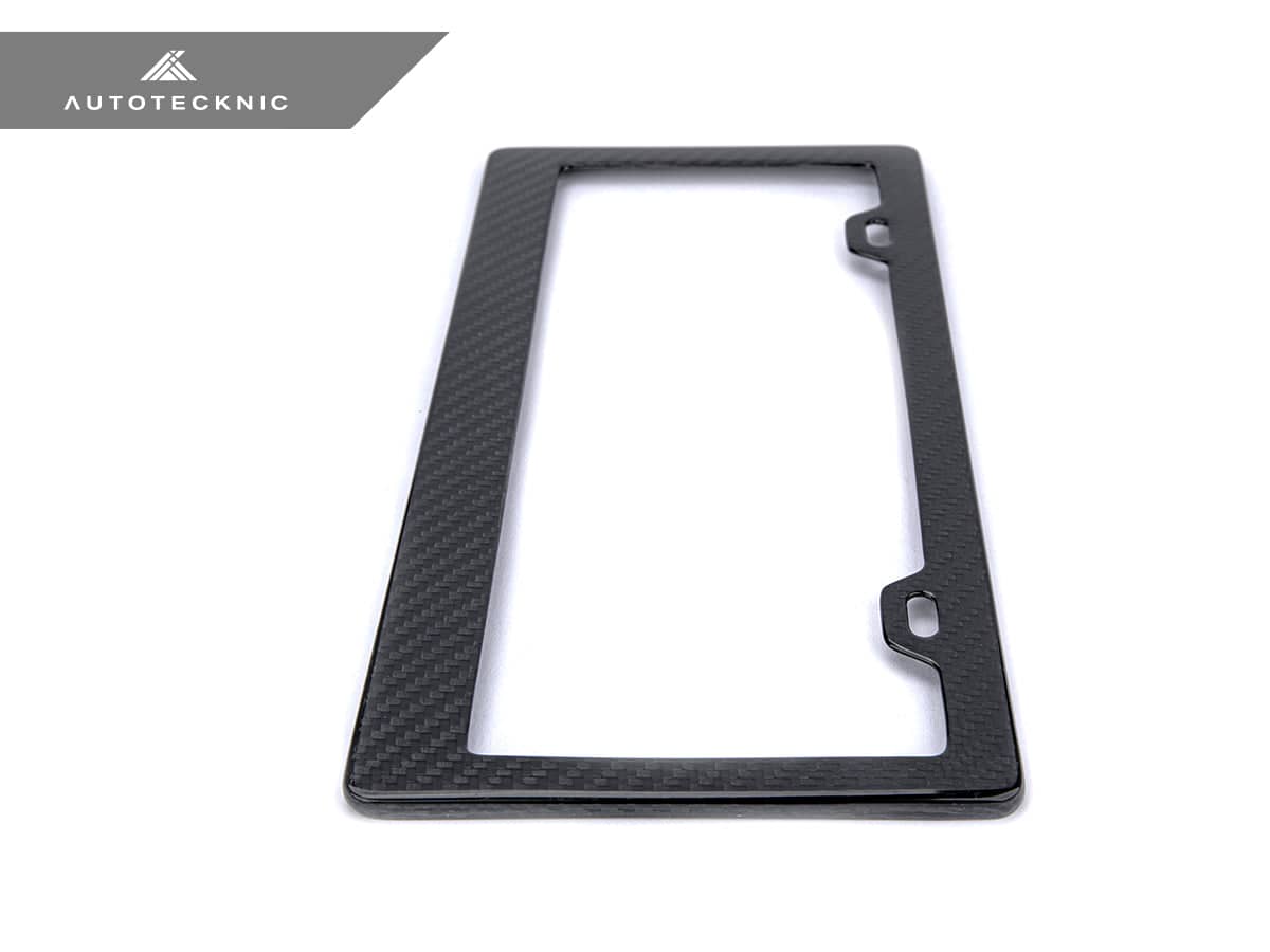 Kies-Motorsports AutoTecknic USA AutoTecknic Dry Carbon Fiber License Plate Frame