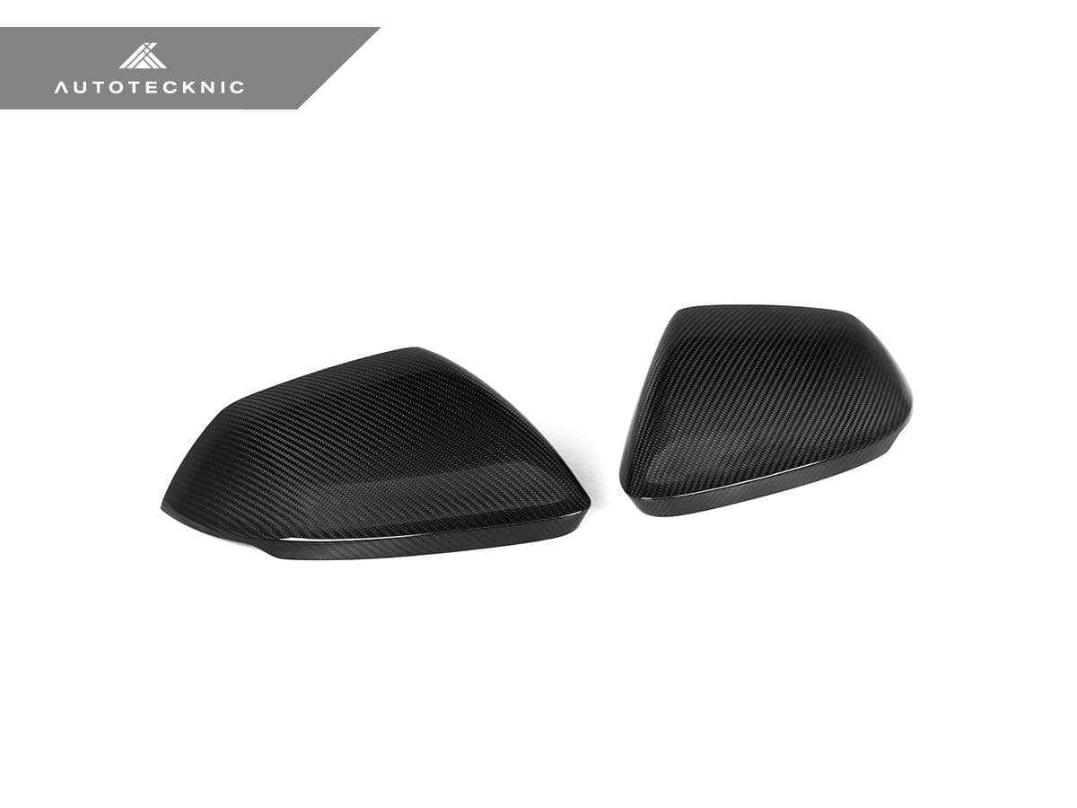 Kies-Motorsports AutoTecknic USA AutoTecknic Dry Carbon Fiber Mirror Cap Set - Audi 4M8 Q8/ SQ8/ RSQ8