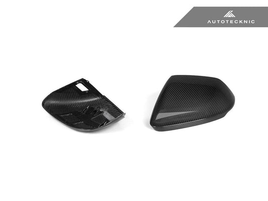 Kies-Motorsports AutoTecknic USA AutoTecknic Dry Carbon Fiber Mirror Cap Set - Audi 4M8 Q8/ SQ8/ RSQ8