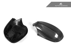 Kies-Motorsports AutoTecknic USA AutoTecknic Dry Carbon Fiber Mirror Cap Set - E82 1-Series LCI