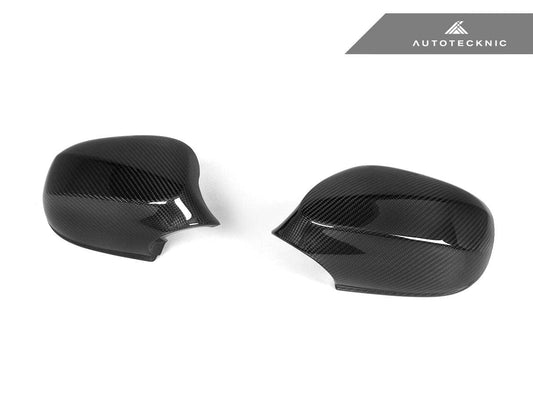 Kies-Motorsports AutoTecknic USA AutoTecknic Dry Carbon Fiber Mirror Cap Set - E82 1-Series LCI