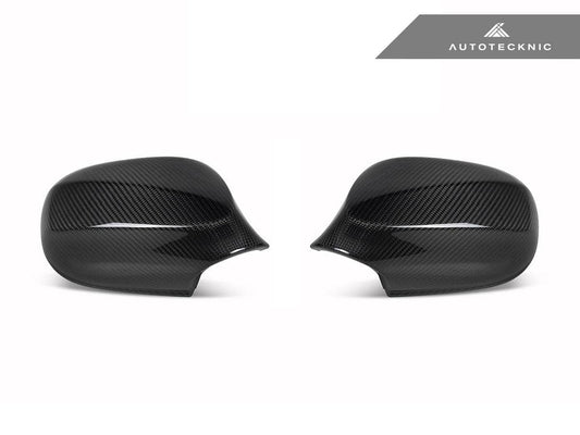 Kies-Motorsports AutoTecknic USA AutoTecknic Dry Carbon Fiber Mirror Cap Set - E82 1-Series LCI