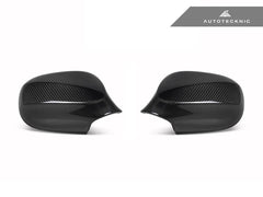 Kies-Motorsports AutoTecknic USA AutoTecknic Dry Carbon Fiber Mirror Cap Set - E82 1-Series LCI