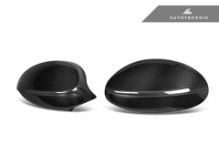 Kies-Motorsports AutoTecknic USA AutoTecknic Dry Carbon Fiber Mirror Cap Set - E92 3-Series Coupe Pre-LCI