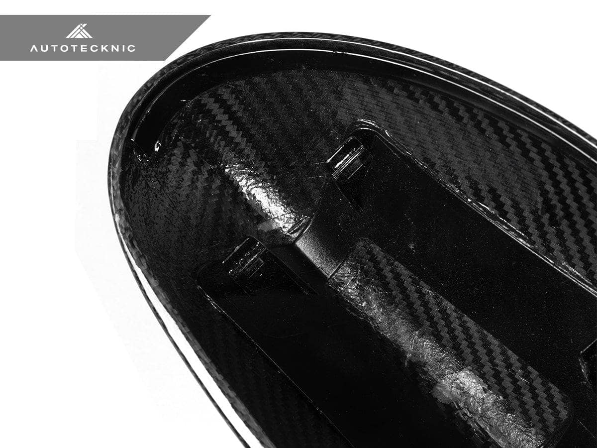 Kies-Motorsports AutoTecknic USA AutoTecknic Dry Carbon Fiber Mirror Cap Set - E92 3-Series Coupe Pre-LCI
