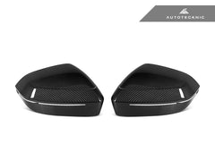 Kies-Motorsports AutoTecknic USA AutoTecknic Dry Carbon Fiber Mirror Cap Set - G60 5-Series | G70 7-Series