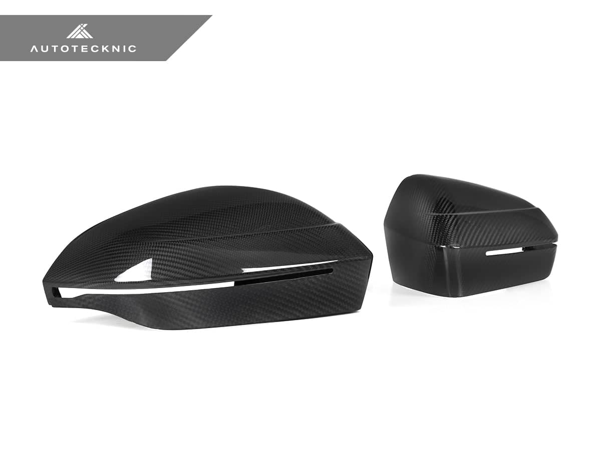 Kies-Motorsports AutoTecknic USA AutoTecknic Dry Carbon Fiber Mirror Cap Set - G60 5-Series | G70 7-Series